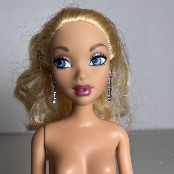 Barbie My Scene Wave 1 First Edition Mattel 2002 Nude Earrings - Picture 2 of 16